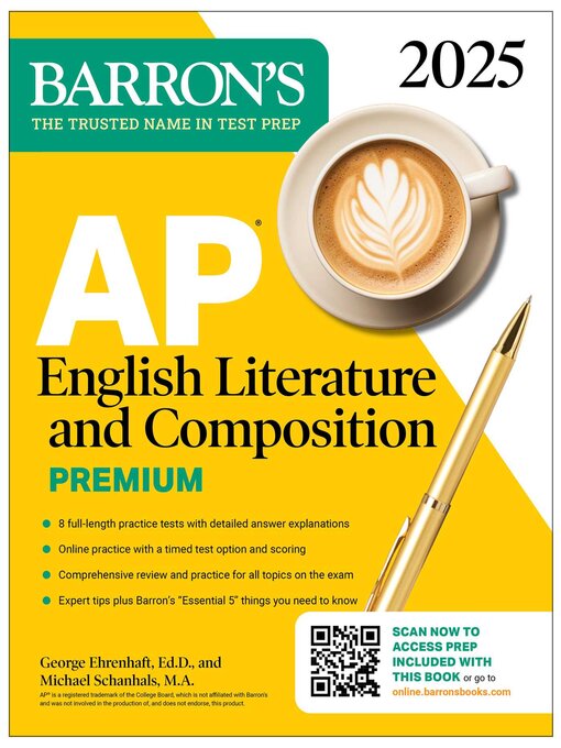 Title details for AP English Literature and Composition Premium 2025 by Barron's Educational Series - Available